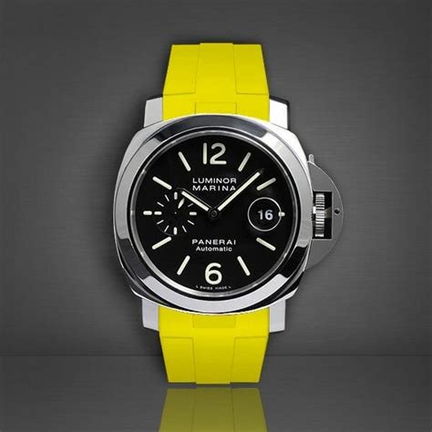 panerai yellow strap